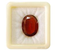 LMDPRAJAPATIS Cylone naturel authentique 3,40 carats non chauffé non traité certifié hessonite grenat astrologique gommé en vrac, Pierre gommée Pierre Hessonite, Grenat