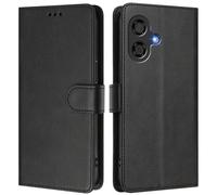 LMFULM® Étui pour Coolpad Cool 40i (6,56 Pouces) PU Cuir Couverture Portefeuille Coque Fermeture Magnétique Flip Case Support Protection Housse Noir