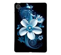 LMFULM® Étui pour Lenovo Tab K10C TB-311XU (10,1 Pouces) Mince Slim Housse de Tablette TPU Souple Coque Etui de Protection Antichoc Couverture Arrière Cymbidium Motif