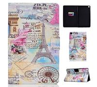 LMFULM® Étui pour Lenovo Tab M10 FHD Plus TB-X606F (10,3 Pouces) PU Cuir Poche Cas Flip Coque Protection avec Veille/Sommeil Housse Stand Case Paysages Célèbres