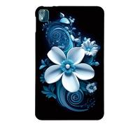 LMFULM® Étui pour Nokia T10 (8 Pouces) Mince Slim Housse de Tablette TPU Souple Coque Etui de Protection Antichoc Couverture Arrière Cymbidium Motif