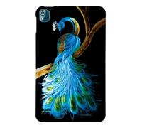 LMFULM® Étui pour Nokia T21 (10,36 Pouces) Mince Slim Housse de Tablette TPU Souple Coque Etui de Protection Antichoc Couverture Arrière Paon Motif