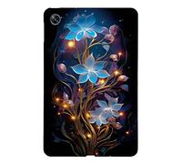 LMFULM® Étui pour Oppo Pad Air X21N2 (10,36 Pouces) Mince Slim Housse de Tablette TPU Souple Coque Etui de Protection Antichoc Couverture Arrière Petites Fleurs Motif