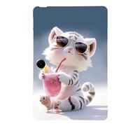 LMFULM® Étui pour Oppo Pad Neo/Pad Go/Pad Air 2 (OPD2302) (11,4 Pouces) Mince Slim Housse de Tablette TPU Souple Coque Etui de Protection Antichoc Couverture Arrière Jus de Chat Motif