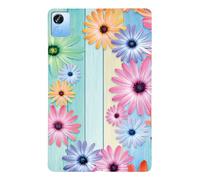 LMFULM® Étui pour Realme Pad X RMP2108 (11 Pouces) Mince Slim Housse de Tablette TPU Souple Coque Etui de Protection Antichoc Couverture Arrière Tournesol Motif