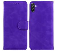 LMFULM® Étui pour Samsung Galaxy A36/A37 / SM-A366/A376 (6,7 Pouces) PU Magnétique Pochette Cuir Housse Rabattable Case Stent Fonction Cover Pourpre