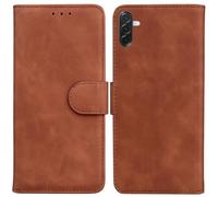 LMFULM® Étui pour Samsung Galaxy A36/A37 / SM-A366/A376 (6,7 Pouces) PU Magnétique Pochette Cuir Housse Rabattable Case Stent Fonction Cover Marron