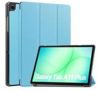 LMFULM® Étui pour Samsung Galaxy Tab A11 Plus SM-X230/X235/X236 (11 Pouces) Mince et Léger Retourner Cuir Coque Couverture Sommeil/Réveil Auto Protection Support Housse Bleu Clair
