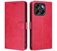 LMFULM® Étui pour ZTE Blade V70 Design / V70 Vita (6,7 Pouces) PU Cuir Couverture Portefeuille Coque Fermeture Magnétique Flip Case Support Protection Housse Rose