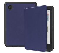LMFULM® Tablet Étui pour KOBO Clara Colour/Clara BW (6 Pouces) PU Cuir Flip Coque Couverture Smart Shell Mince et Léger Sommeil/Réveil Auto Protection Stand Housse Deepblue