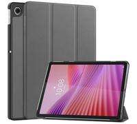 LMFULM® Tablet Étui pour Lenovo Tab K10 2nd TB-311FU (10,1 Pouces) PU Cuir Flip Coque Couverture Mince et Léger Sommeil/Réveil Auto Protection Support Housse Gris