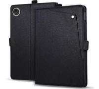 LMFULM® Tablet Étui pour Lenovo Tab K9 TB-305FU (8,7 Pouces) PU Cuir Ultra Mince Couverture Bouton de Poche Style avec Support Entreprise Portefeuille Protection Housse Noir