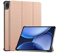 LMFULM® Tablet Étui pour OnePlus Pad 2 Pro/Pad 3 OPD2413 (13,2 Pouces) PU Cuir Flip Coque Couverture Mince et Léger Sommeil/Réveil Auto Protection Support Housse Or Rose