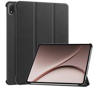 LMFULM® Tablet Étui pour OnePlus Pad 4 (13,2 Pouces) PU Cuir Flip Coque Couverture Mince et Léger Sommeil/Réveil Auto Protection Support Housse Noir