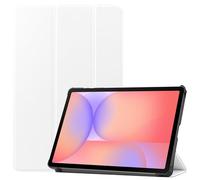LMFULM® Tablet Étui pour Samsung Galaxy Tab S10 Lite/SM-X400/X406 (10,9 Pouces) PU Cuir Flip Coque Couverture Mince et Léger Sommeil/Réveil Auto Protection Support Housse Blanc