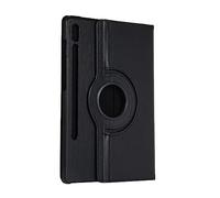 LMFULM® Tablet Étui pour Samsung Galaxy Tab S8 Ultra SM-X900/X906 (14,6 Pouces) PU Cuir Case Ultra Mince 360° Rotation Housse Protection Cover Flip Coque Noir