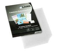 LMG LMGA4-80M-25 25 feuilles de plastification mates pour A4