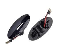 LMHGMUBVR Indicateur Rétroviseur Voiture Pour Benz Pour Smart Pour Forfour 453 2015-2019 Clignotant Lampe Assemblage Lumière Séquentielle 2 Pièces Feux Position Latéraux Dynamiques