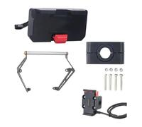 LMHGMUBVR Pièces Rechange Support Navigation Moto pour B&enelli pour TRK702 pour TRK702X 2022-up Moto GPS Téléphone Support USB Chargeur Navigation Fixation(12mm - 1 Set)