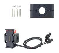LMHGMUBVR Pièces Rechange Support Navigation Moto pour B&enelli pour TRK702 pour TRK702X 2022-up Moto GPS Téléphone Support USB Chargeur Navigation Fixation(12mm - Base)