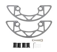 LMHHMIN 104 BCD Protection de Plateau 34-36T pour Plateau Simple Large et Étroit Couvercle de Protection de Plateau en Alliage d'Aluminium Garde de Plateau de Cycle de Montagne (Grise)