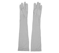 LMHHMIN 2 Pcs Bras Manches D'été D'allongeage Protection Solaire UV Femmes de Glace Soie Manches pour En Plein Air Cyclisme Course (Crabe Shell Ash)