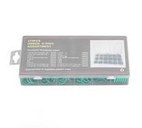 LMHHMIN 270 pièces Kit de joints toriques verts en caoutchouc résistant à l'usure joints toriques assortiment d'étanchéité ensemble pour Automobile