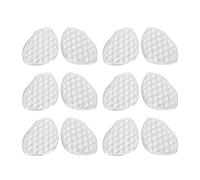 LMHHMIN 6 paires d'inserts pour l'avant-pied coussinets métatarsiens transparents en silicone coussinets souples avec points de massage