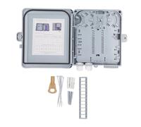 LMHHMIN Boîte de Distribution de Fibre Optique Boîte de Séparateur de Fibre Optique étanche à 12 Noyaux pour SC FC PLC