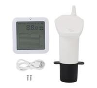 LMHHMIN capteur de niveau à ultrasons eau IP65 transmetteur étanche à l'eau réservoir compteur de niveau de profondeur de liquide avec affichage de la température