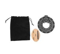 LMHHMIN Cercle des Cinquièmes Roue Théorie Musicale Disque Accessoires Mélodie Outil Métal pour Guitare Basse Piano Instruments D'apprentissage (Noire)