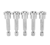 LMHHMIN Embout de Tournevis Magnétique 50mm Embout de Positionnement à Tige Hexagonale Antirouille en Acier au Chrome Vanadium pour Outil Électrique