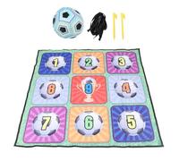 LMHHMIN Ensemble de Jeu de Ballon de Football pour garçons, Pratique de Coup de Pied précis, Crochet et Boucle, Jeu de But de Cible de Football pour Cour intérieure et extérieure