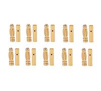 LMHHMIN fiches banane 3mm mâle à femelle connecteurs de fiche banane en métal pour modèle de voiture modèle d'avion Instrument de mesure