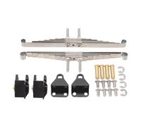 LMHHMIN Kit de plaque de suspension avant motorisée en acier inoxydable, performance fiable et antirouille pour camion à benne basculante 1/14