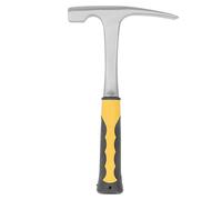 LMHHMIN Marteau géologique Marteau de sélection de roche en Acier à Haute teneur en Carbone avec Arc pour la Prospection géologique d'exploration minière d'enquête (Tête plate)