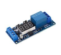 LMHHMIN Module de Relais temporisé 12 V CC Carte contrôleur de Commutation Minuterie électrique avec écran LCD