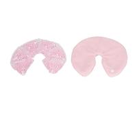 LMHHMIN Pack de poitrine compresse chaude et froide réduit l'enflure douleur drague glande mammaire coussinets de Gel d'allaitement (Rose)