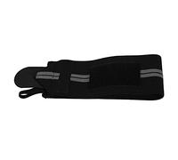 LMHHMIN Poignet Réglable Élastique Enveloppements Bandages Haltérophilie Bracelet Respirant Gym (Noir avec du gris)