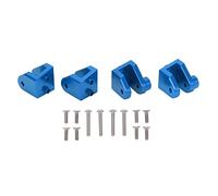 LMHHMIN RC Front Rear Axle Shock Mount Bracket Heavy Duty Aluminium Alloy for LOSI 1/8 LMT SOLID AXLE Truck (Bleue)
