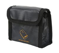 LMHHMIN Sac de sécurité pour Batterie, antidéflagrant, Ignifuge, résistant aux Hautes températures, Pochette de Protection de Batterie en Nylon pour Lunettes FPV (Capacité de 3 Piles)