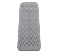 LMHHMIN Silicone défriser les cheveux résistant à la chaleur couverture pochette voyage bigoudi tapis antidérapant (Grise)