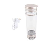 LMHHMIN Tasse d'eau avec générateur d'hydrogène 5 V 350 ml PCTG Pt 2000 à 6000 ppb Bouteille d'eau claire riche en hydrogène pour le bureau de fitness à domicile (Or)