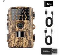 LMHOME Caméra de chasse 4G avec transmission de téléphone portable et SIM pour des enregistrements haute résolution 60 MP 8 K HD Caméra d'animaux sauvages avec détecteur de mouvement et vision