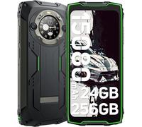 LMHTRADE BV9300 Pro téléphone Robuste 24G + 256GB 15080mAh 6.7'' écran Android 13 Helio G99 33W NFC 4G Smartphone (Vert)