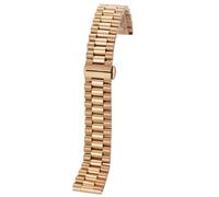 LMINGZE Bracelet de Montre en Acier Inoxydable 18 mm, 20 mm, 22 mm, en métal Massif, Accessoires de Montre universels(Rose Gold,17mm)