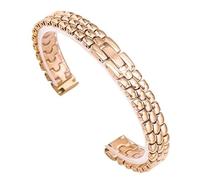 LMINGZE Bracelet de Montre en Acier Inoxydable, Petit Bracelet de 6 mm, 8 mm, 10 mm, Bracelet de Montre en métal, Bracelet en Or Rose(Rose Gold_10mm)