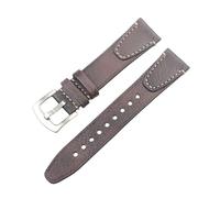 LMINGZE Bracelet de Montre en Cuir à dégagement Rapide, 20 mm, 22 mm, 24 mm, Coutures Faites à la Main, Style Vintage, Universel(Coffee SL Buckle_22mm)