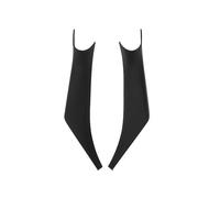 LMJCH Protection Poignée Porte Intérieure Voiture,Voiture Protecteur Poignée Accoudoir,pour BMW X3 X4 G01 G02 2018-2023 Revêtement De Poignée De Porte Intérieure,A-Black 2 Pcs