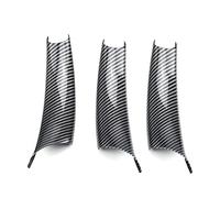 LMJCH Protection Poignée Porte Intérieure Voiture,Voiture Protecteur Poignée Accoudoir,pour BMW X5 E70 X6 E71 2007-2013 Revêtement De Poignée De Porte Intérieure,D-Carbon RHD 3 Pcs